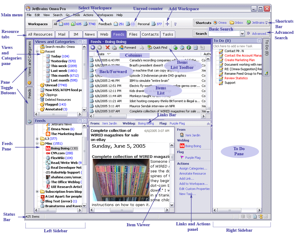 Main window screenshot