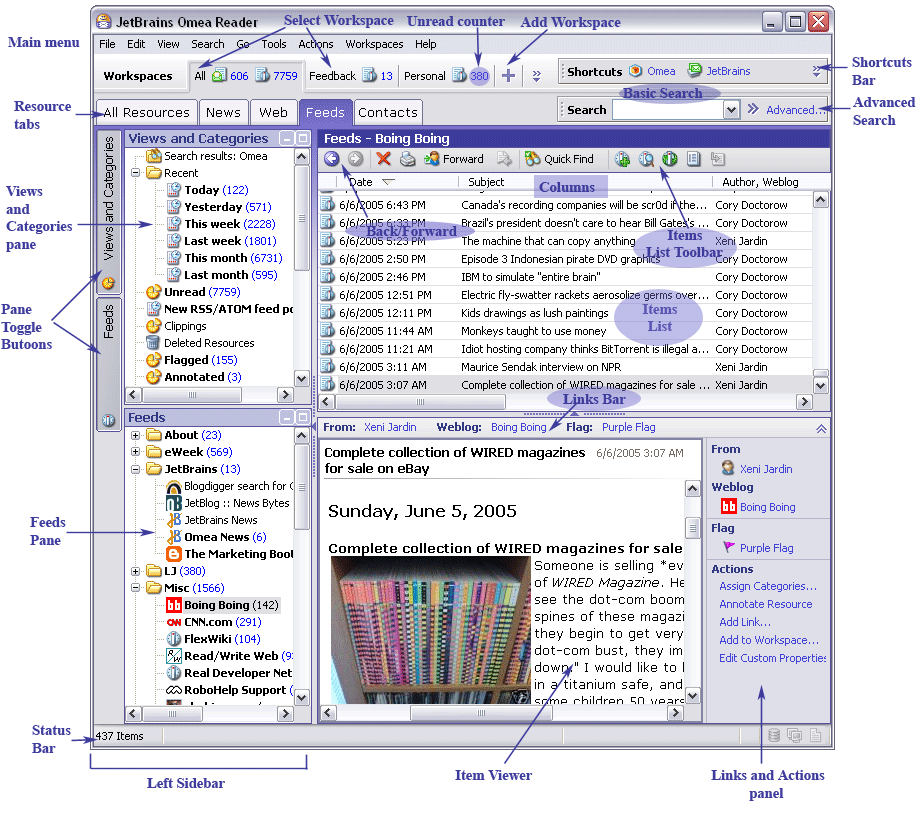 Main window screenshot