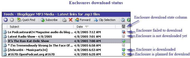 Enlcosures download state illustration