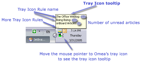Tray Icon example